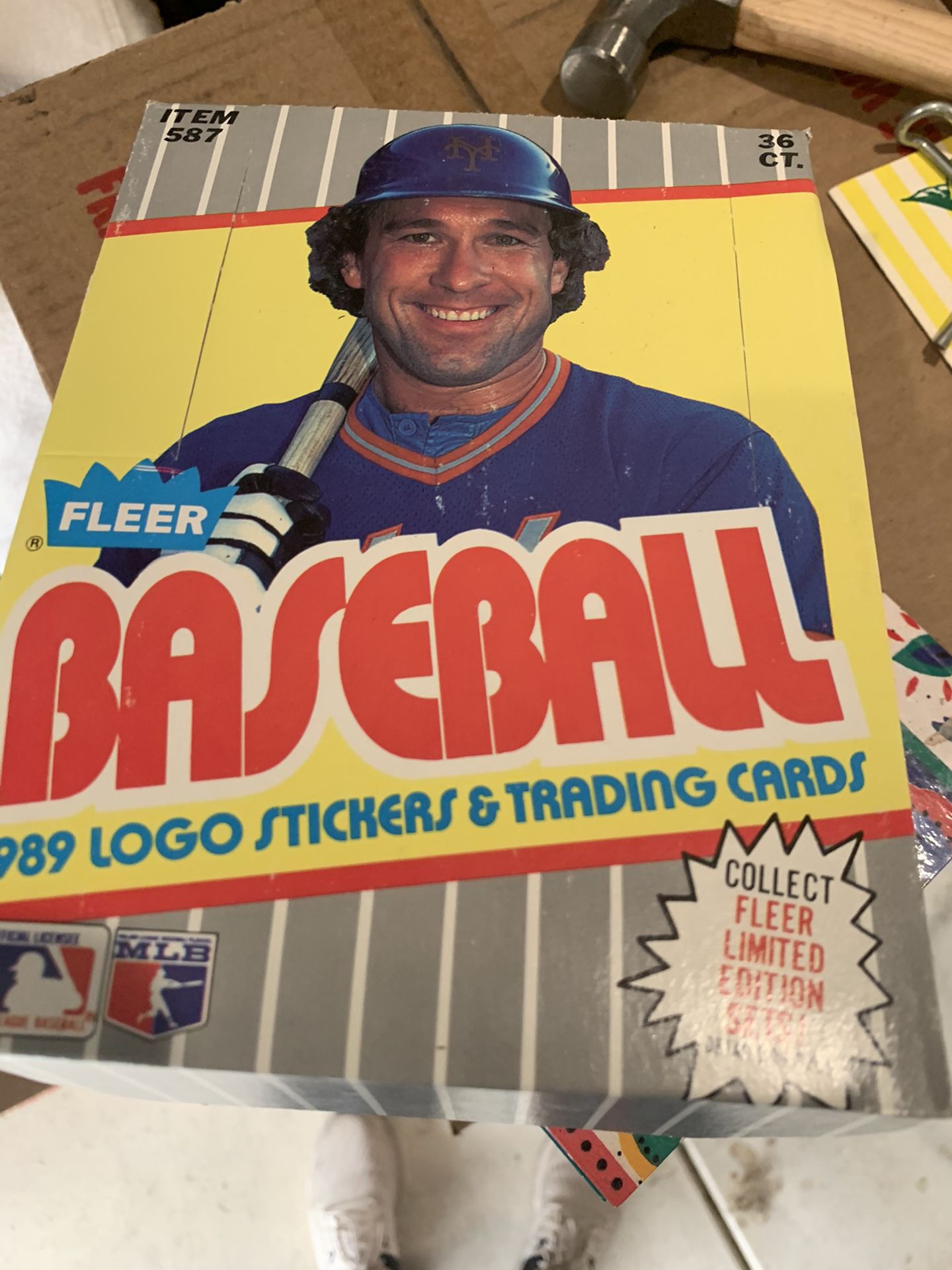 1989 fleer baseball wax box