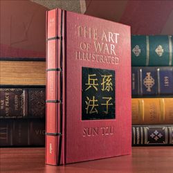 The Art of War Illustrated Sun Tzu Hardcover Book Military Strategy History