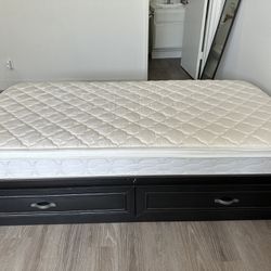 Twin Mattress With Bed Frame 