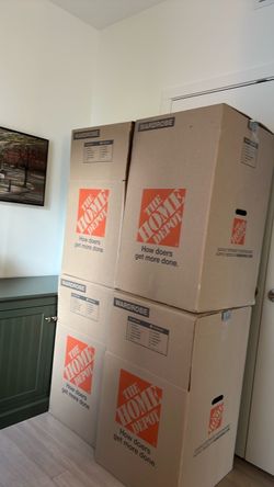 4 wardrobe moving boxes