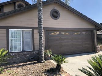 Garage doors painted