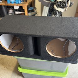 Dual 12’” Subwoofer Box 