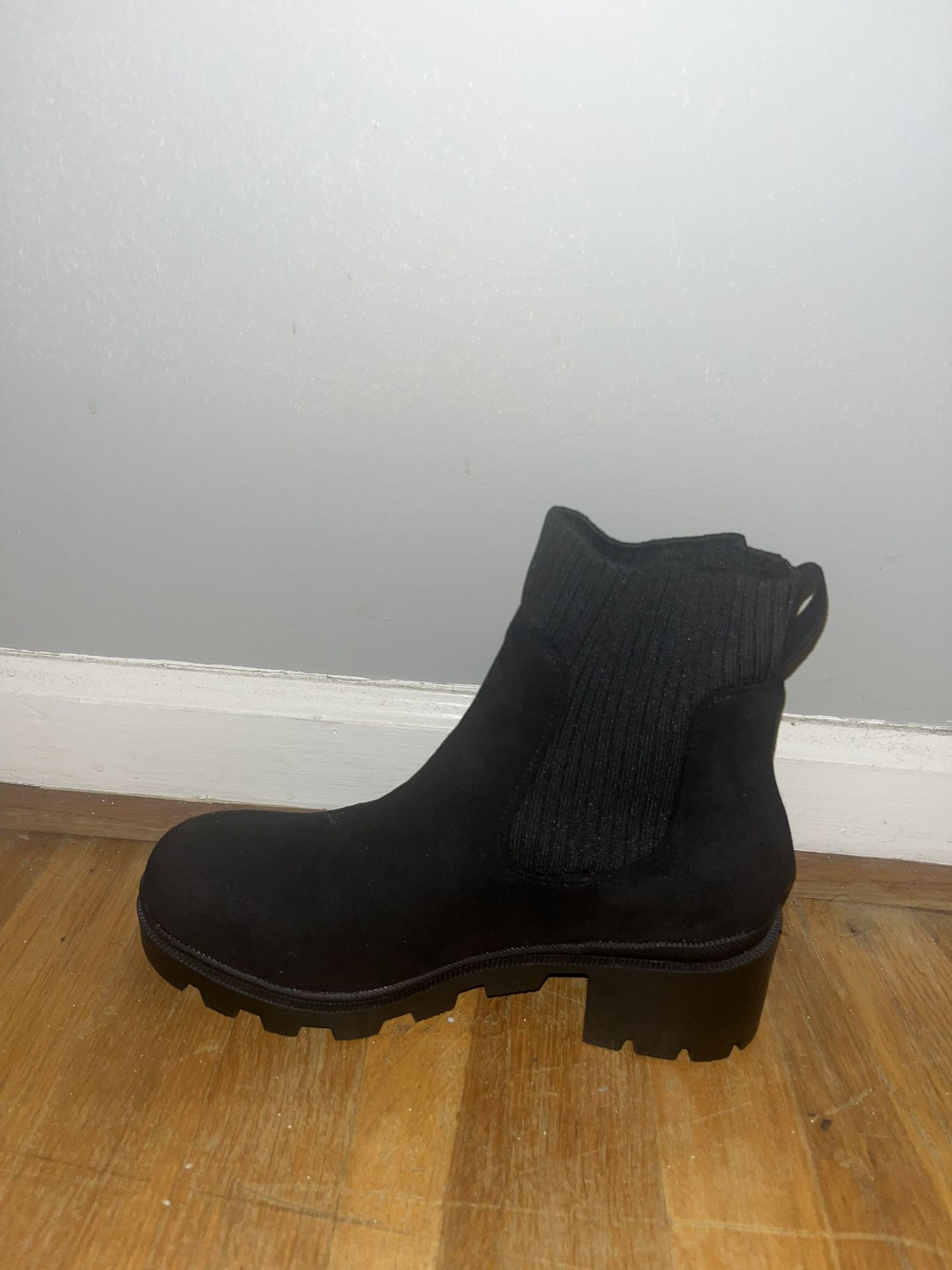 Black Suede Boots