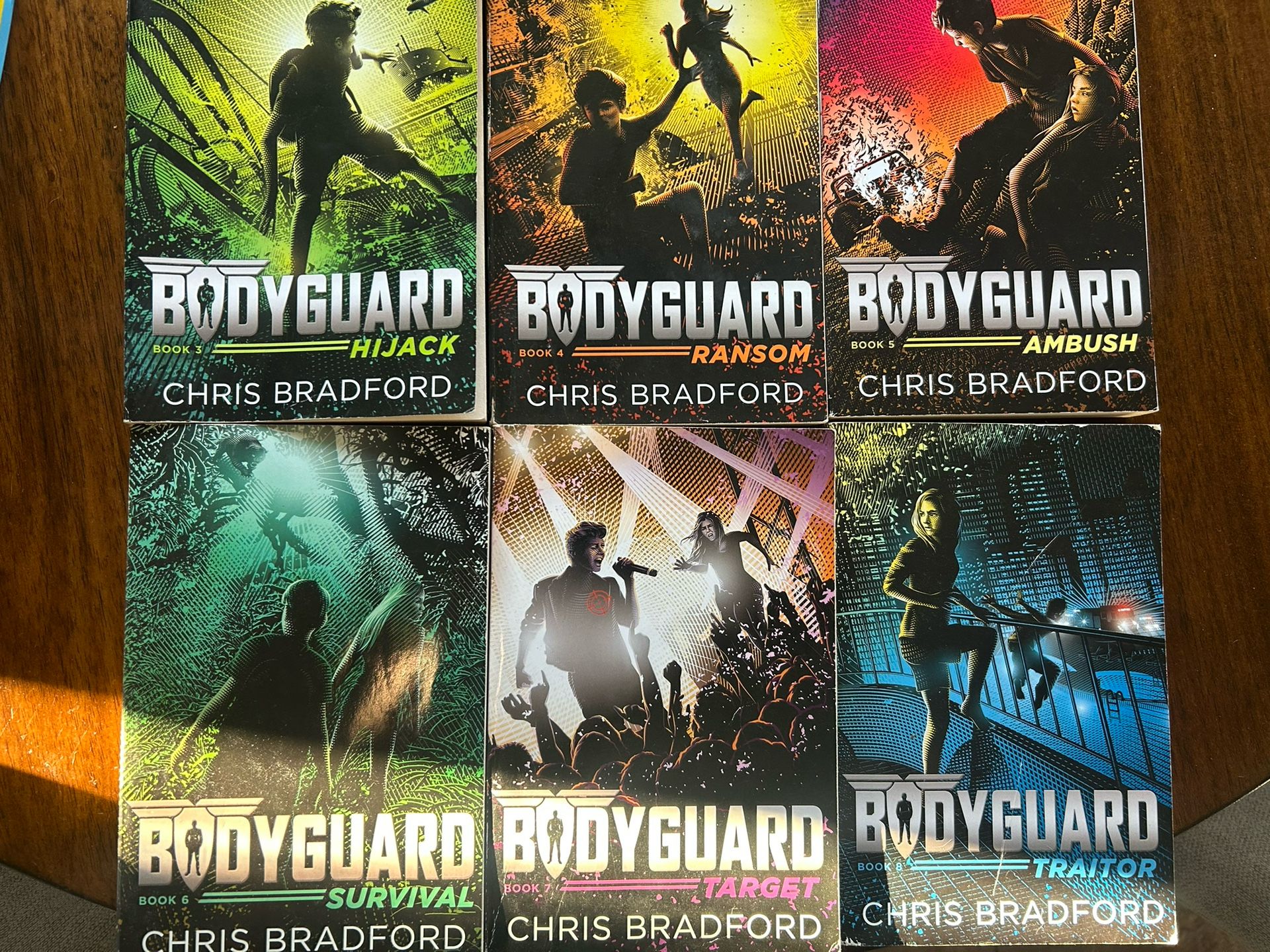 6 Bodyguard series Chapter Books