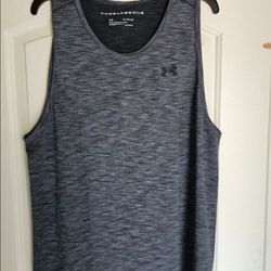 Under Armour Threadborne Seamless Tank Top Graphite XL Men's new