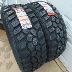 2 New LT 265 70 17 Cooper Cooper Evolution MT Tires 10PLY Outlined White  Letters Date 2024