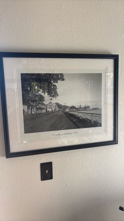 Framed Front Street Lahaina 1917 Photo Print