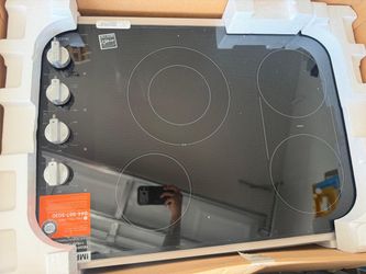 New 30 in. Maytag Radiant Electric Cooktop in Stainless Steel with 4 Burner Elements and Reversible Grill, Griddle