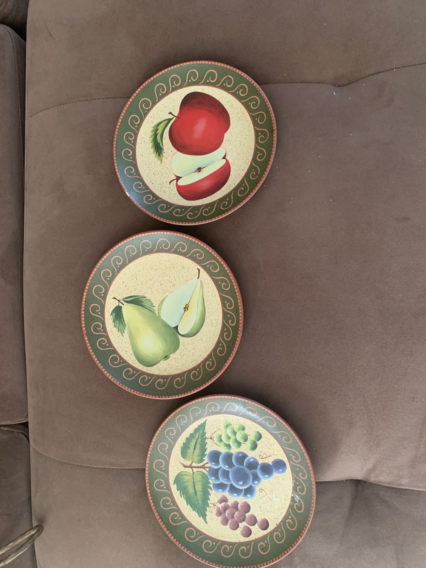 Home interior decorations plates