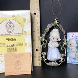 Precious Moments Century Circle Ornament #261599 “In God’s Beautiful Garden of Love”