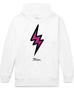 J Balvin White Graphic Hoodie