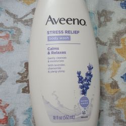 Aveeno Stres Relief Body wash With Lavender And Chamomile 