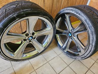 21" BMW OEM Wheels & Tires — Only 700 Miles . Set of 4