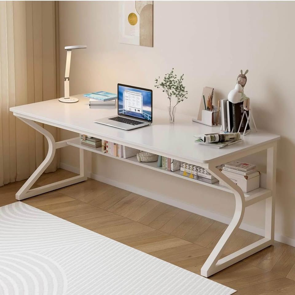 63” White Desk