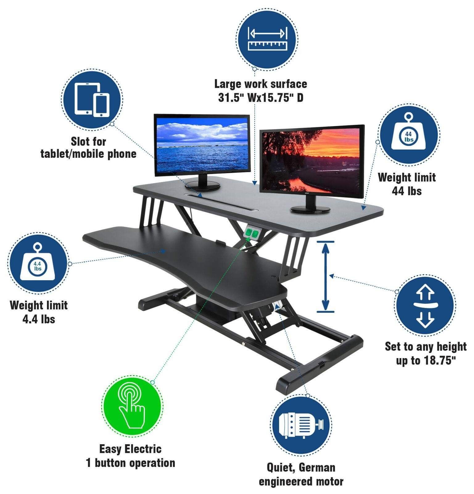 🔥BRAND NEW Electronic Standing Desk