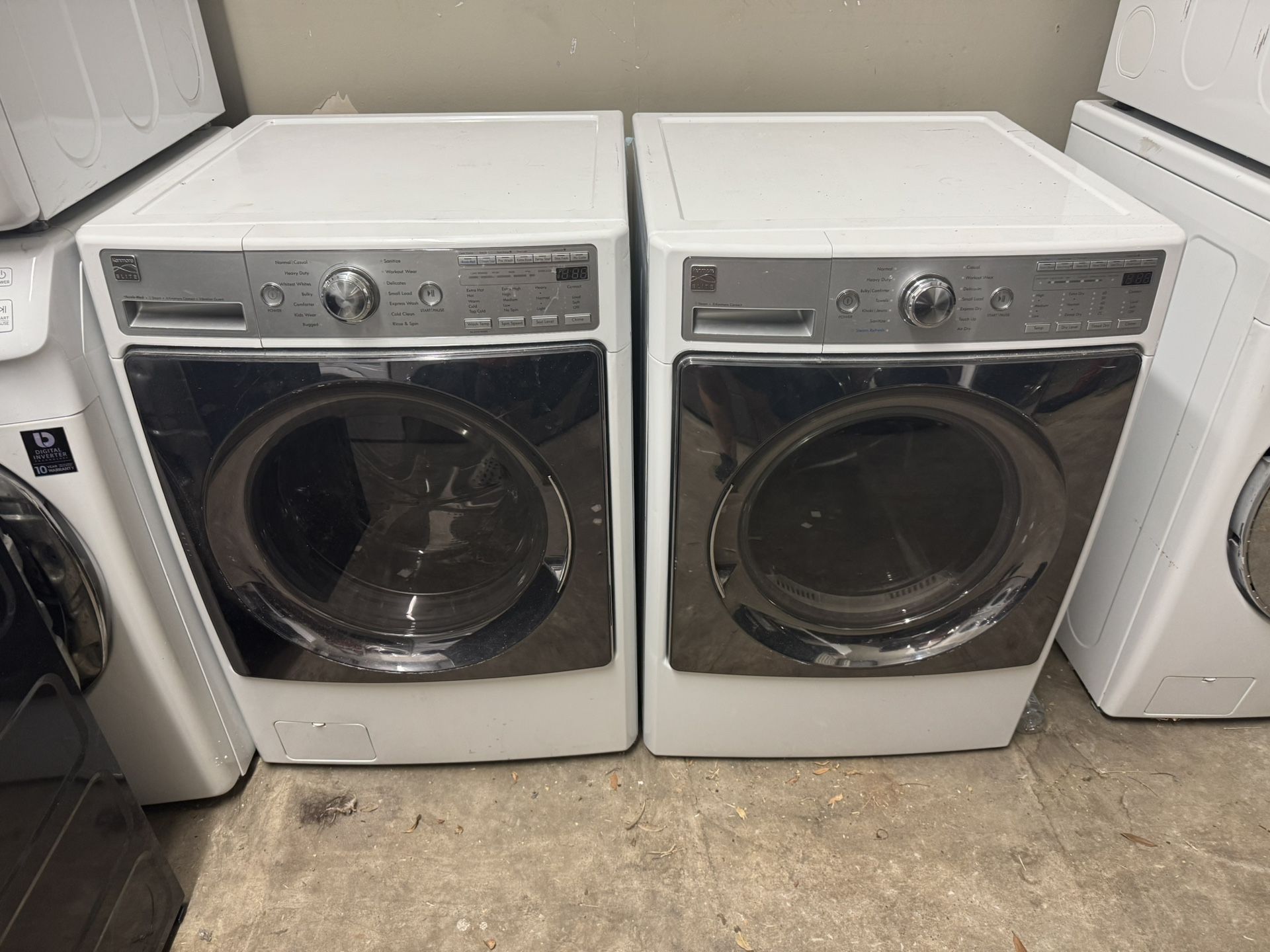 Kenmore Washer And Kenmore Electric Dryer 