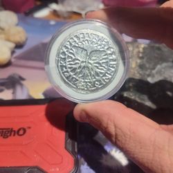 1.8 OZ Hand Poured Viking Silver Coin