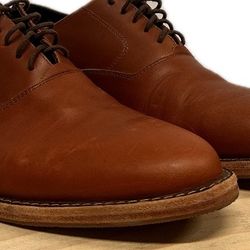 NISOLO Brown Leather men's Dress Shoes