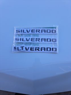 Black Silverado Emblems