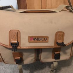 AMBICO Canvas Shoulder Carry Case Camera Video & Accessory Bag