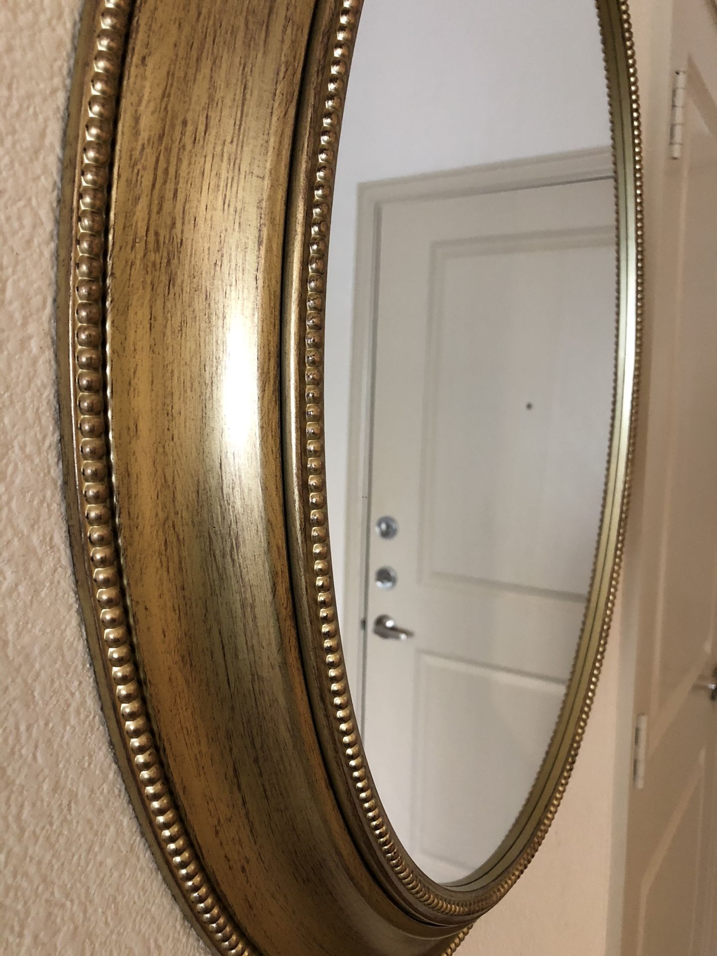 Gold wall mirror- 30”