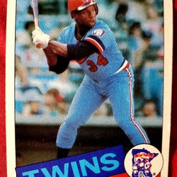 KIRBY PUCKETT 85 TOPPS CARD # 536