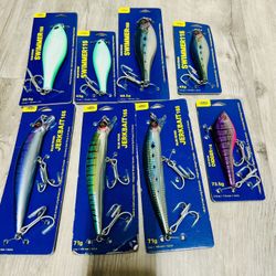 AFTCO SWIMMER150,115, DIGGER 115 And JERKBAIT 165 Fishing LURES New