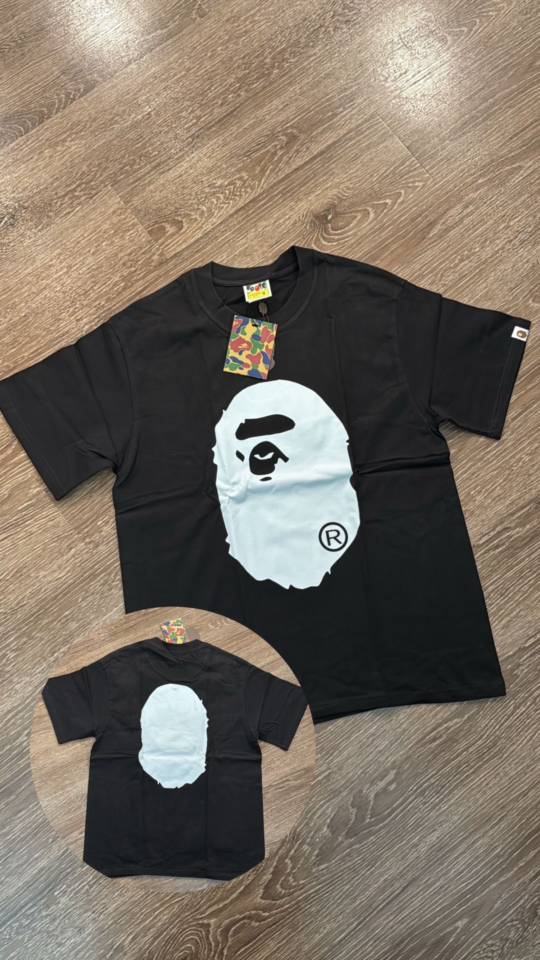 BAPE Head Black Tee