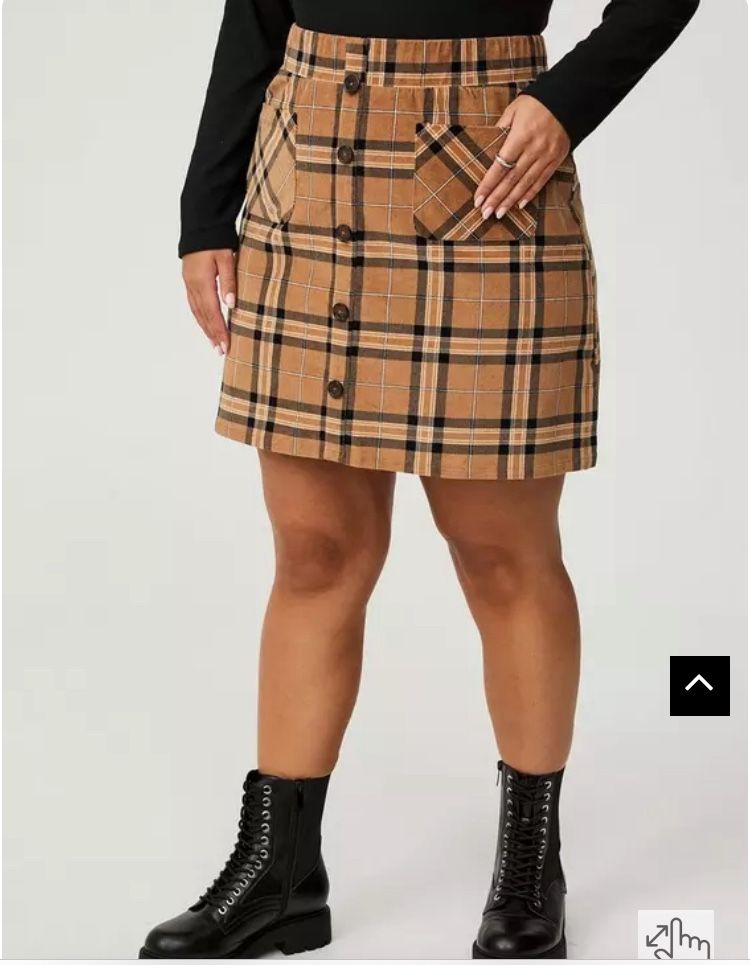 Torrid Mini Corduroy Button-Front Skirt - NWT Size 1