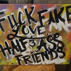 Hand Painted Graffiti Art By Johnny Gunz