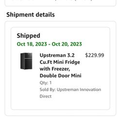 New Mini Fridge With Freezer