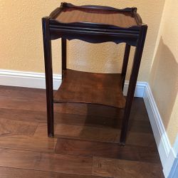 60’s Style End Table Mahogany 
