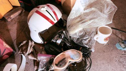 Helicopter Helmet + Gear 