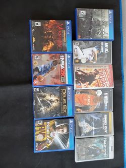 PSP AND PS4 GAMES