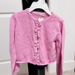 Girl's 2-3T  Pink Gymboree Cardigan Sweater Long Sleeve Top Button Front Shirt  Shirt size is 4T but SIZE RUNS SMALL!!!!! my daughter wears it when sh
