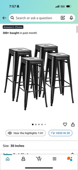 Brand New Black Stools