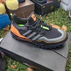 Brand New Adidas Lab Ultraboost Boost Black Sz 8