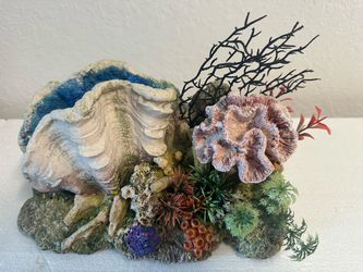 Aquarium Coral Reef Clam Shell Decoration