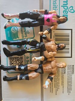 Set of 3 WWE Wrestling Action Figures