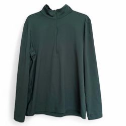 Lululemon green Soft Jersey Half Zip