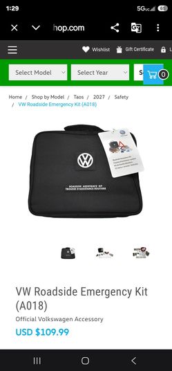 VW ROAD SIDE ASSISTANCE KIT.