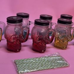 Skull Glass Cups 