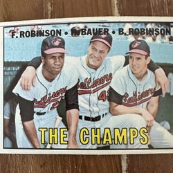 Baltimore Orioles - The Champs MLB 1967 Trading Card. 