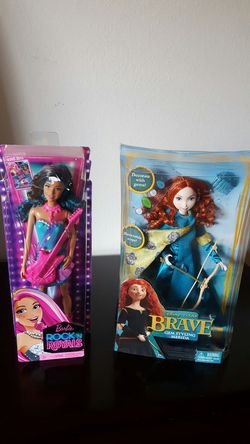 2 doll's barbie and brave.....