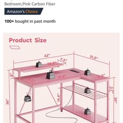 Pink Desk New 