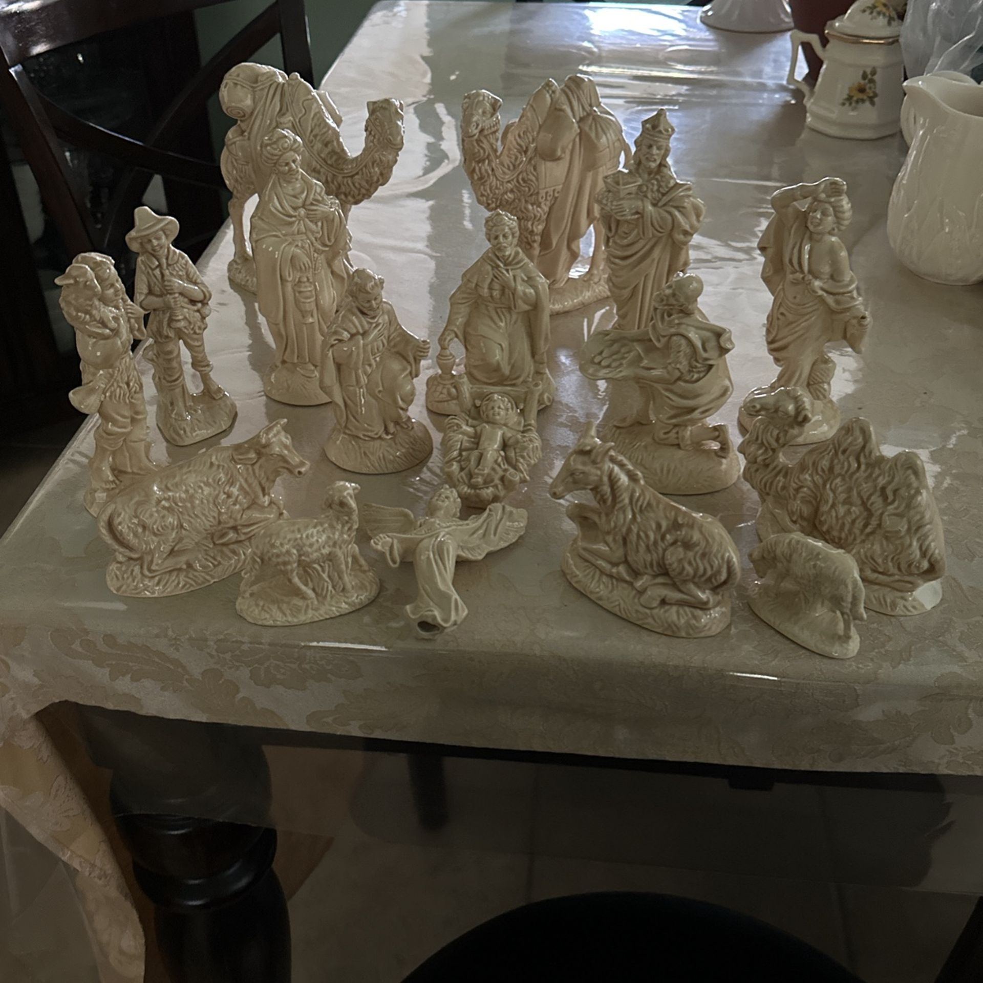 Hermoso Nacimiento 17 Piesas Solo Falta La Virgen María