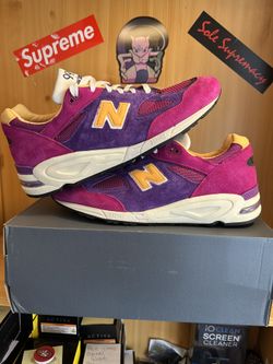 New Balance 990v2 MiUSA Teddy Santis “ Purple/Yellow “ Size 13m