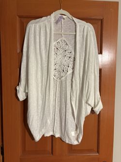 Women’s White Shrug Sweater