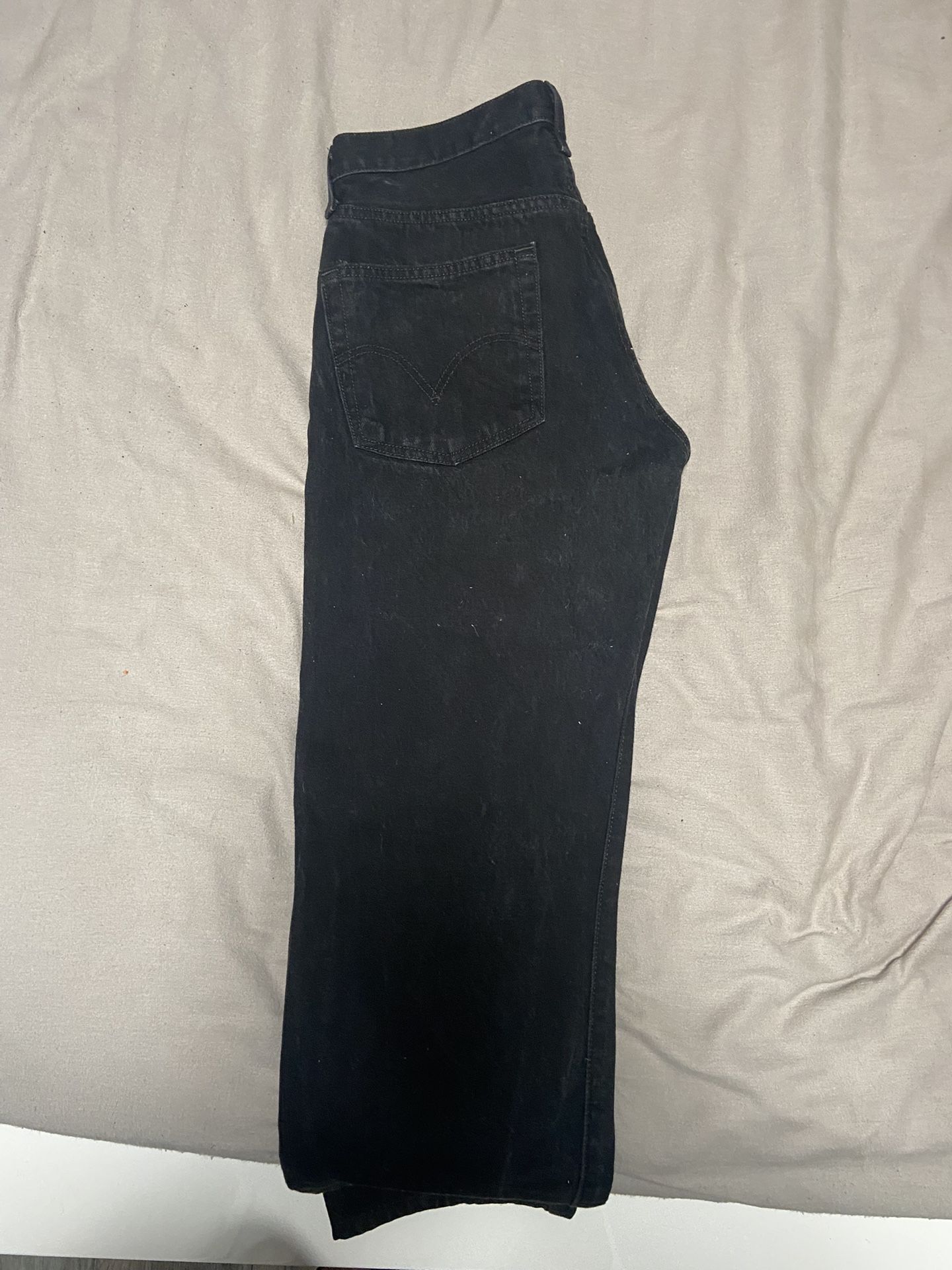 501 Black Levi Jeans Men