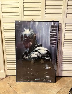 Poster The Batman Glass Framed